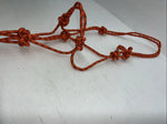 New Tough 1 Orange Poly Rope Halter #50-1000 G-512