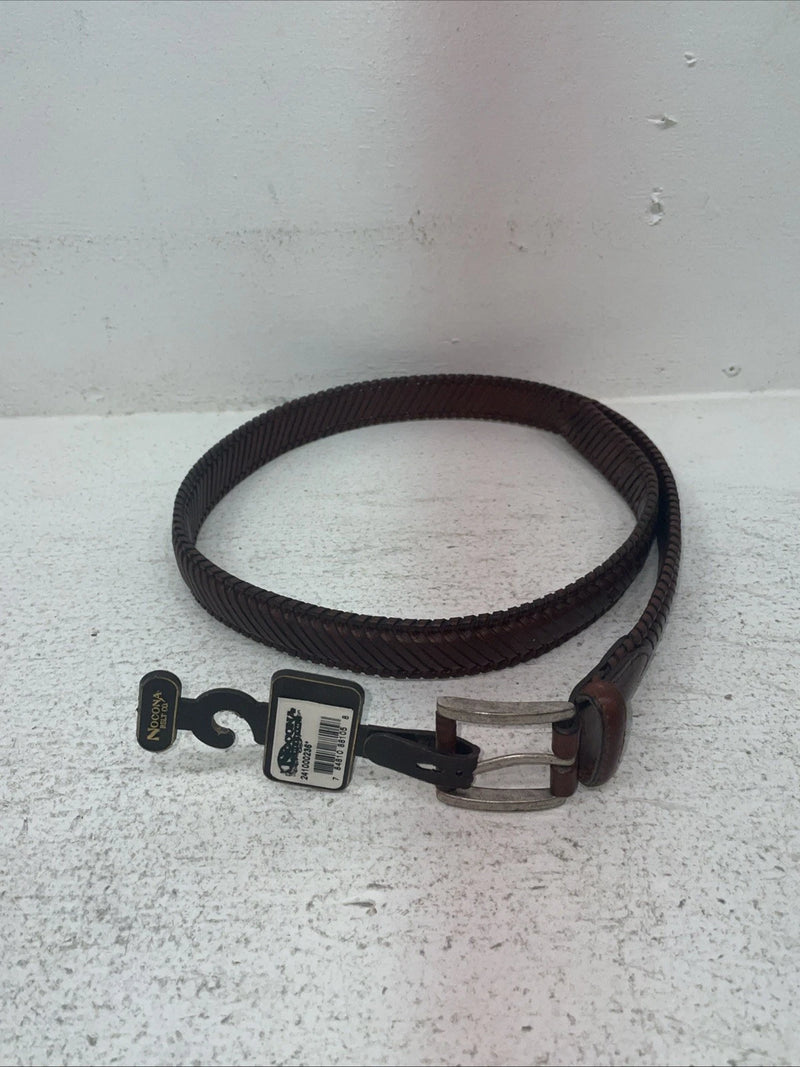 New Brown Genuine Leather Nocona Threaded 36” Belt #2410002 Z-19