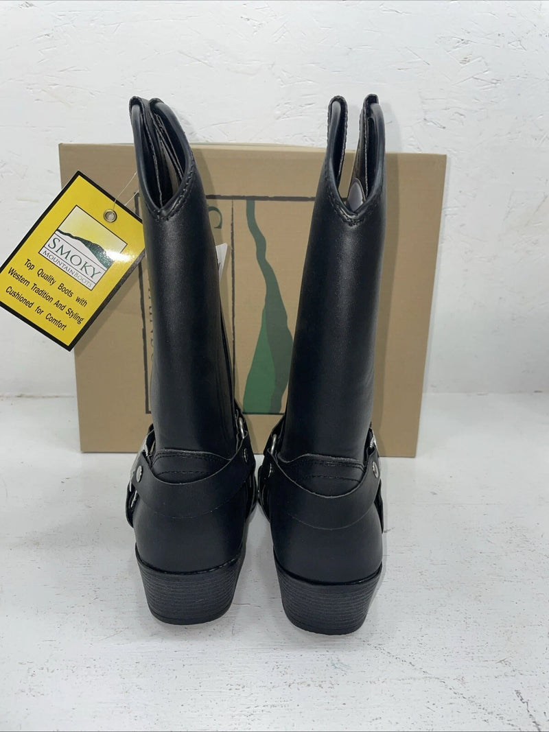 New Women’s Black Smoky Mountain Cowboy Boots. 1080 Y 7. 18-59