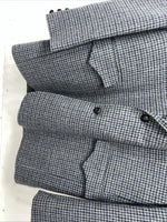 New Men’s Pioneer Wear Blue Plaid Suit Jacket 44 #12504 X-603