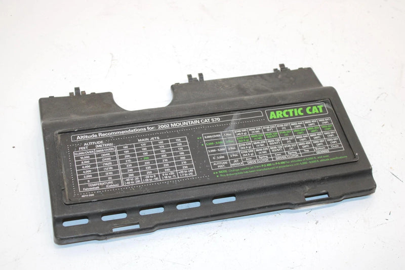 02 Arctic Cat Mountain Cat 570 Oem Tool Box Cover 1670-049 SA223