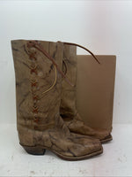 New Men’s Brown Wrangler Cowboy Boots. 3649 10 D. 7-52 