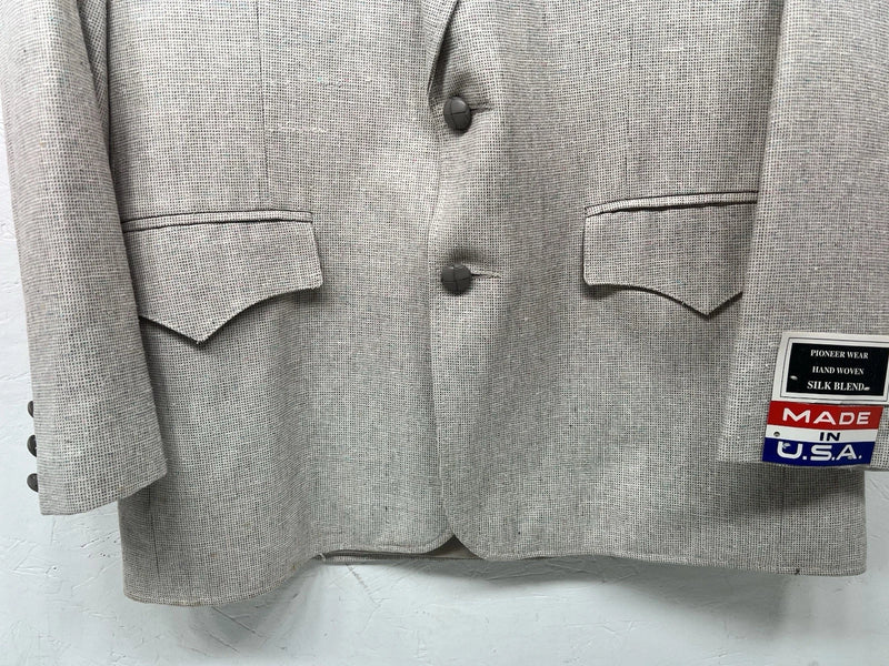 New Men’s Pioneer Wear White Suit Jacket 40 #12007 W-604