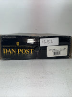 New Men’s Brown Dan Post Cowboy Boots. 2293 9 E W. 4-82