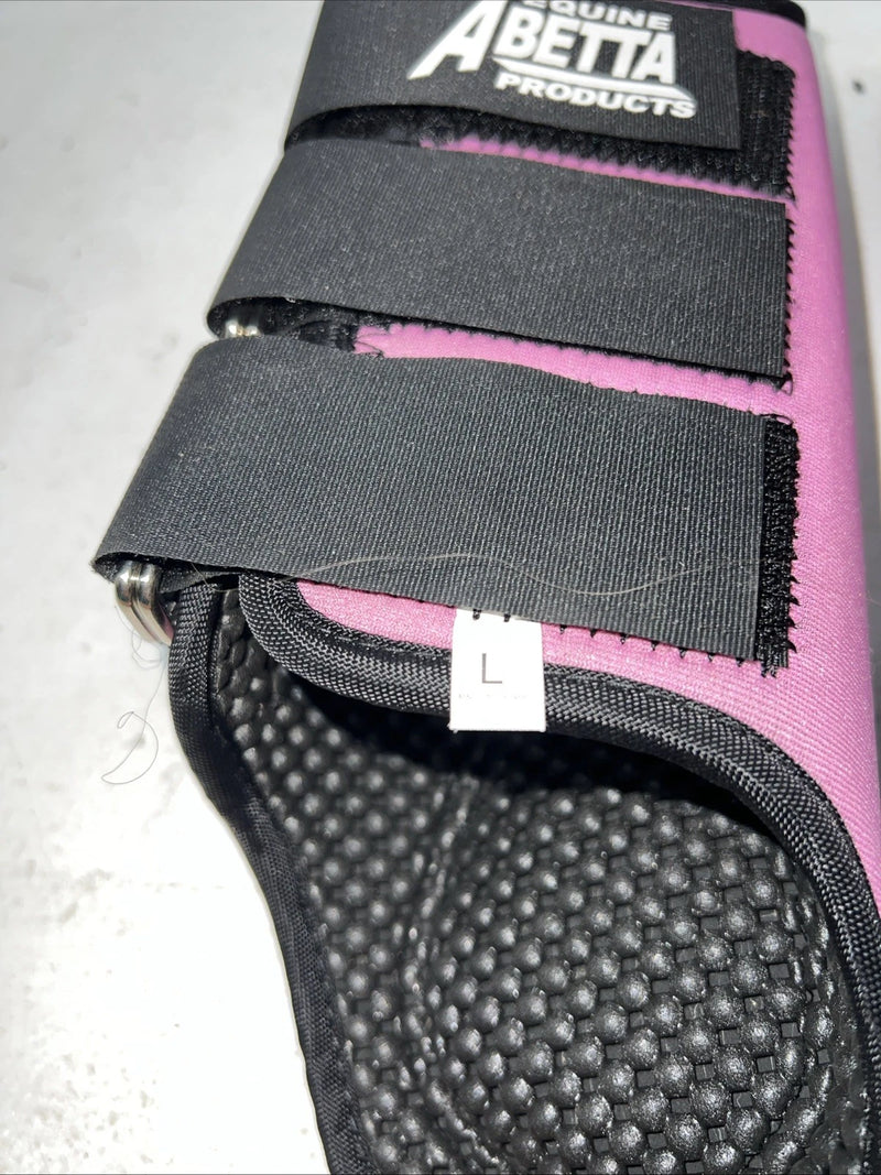 New Pink ABetta English Splint Boots Large  #D1J04 FF-28