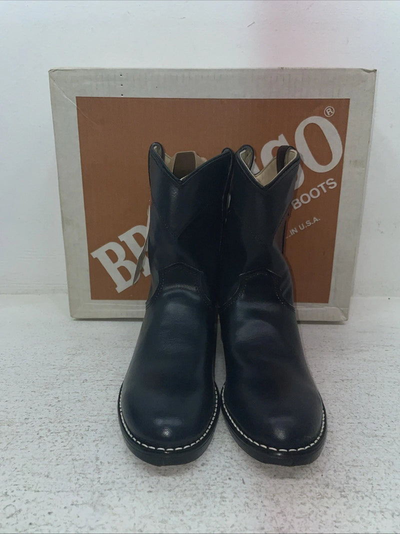 New Kids Navy Bronco Cowboy Boots. C 1507 2.5 2 1/2 D. 23-165