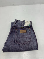 New Women’s Purple Wrangler Cowboy Cut Regular Fit Denim Jeans. 7x32 O-21