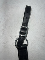 New Royal King Black Genuine Leather Tripping Collar #41-950 Y-23