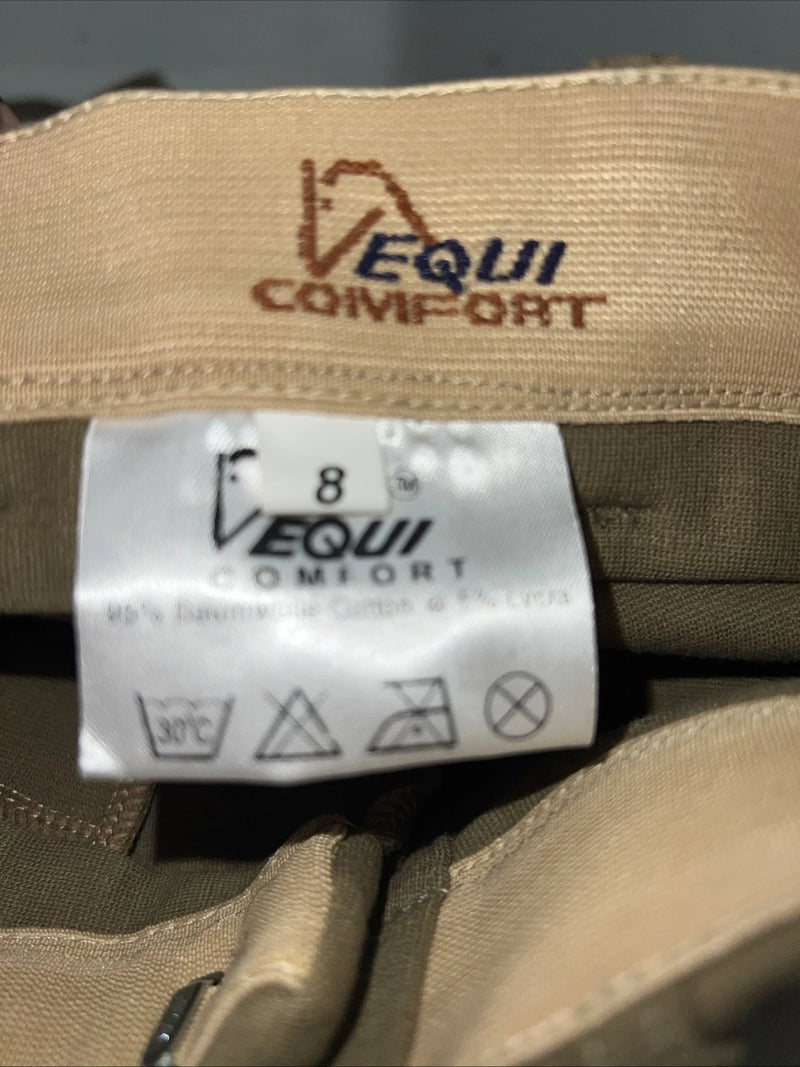 New Children’s Green Vequi Comfort English Riding Breeches. 8 D-84