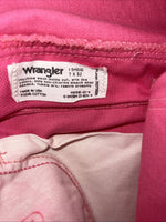 New Women’s Pink Wrangler Cowboy Cut Pro Rodeo Denim Jeans. 7x32 O-11