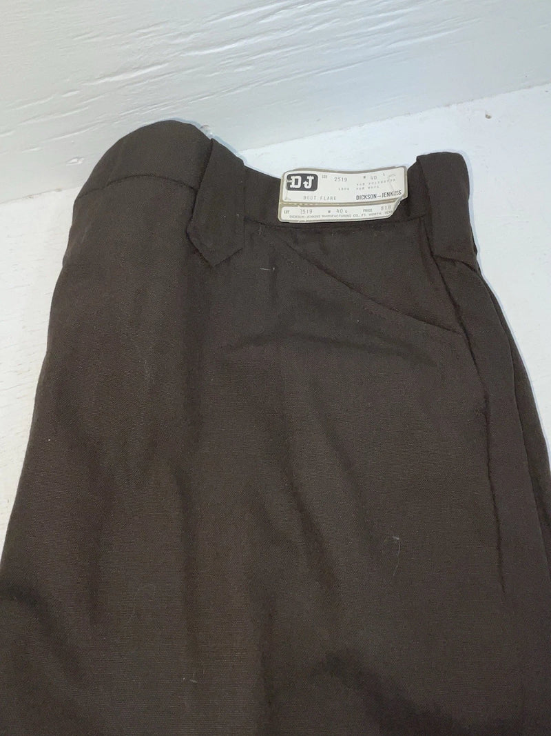 New Vintage Brown Dickson Jenkins Polyester Pants #2519 OO-21