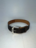New Brown Genuine Leather Nocona Tooled 24” Belt #6400B NN-37