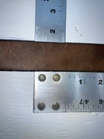 New Brown Genuine Leather Chambers 34” Belt #JC679 Z-125