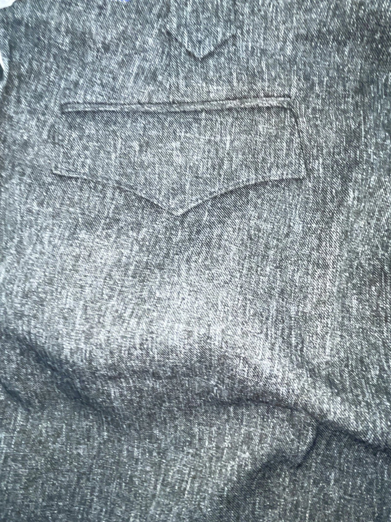 New Vintage Gray Circle S Polyester Pants #CP4776 SS-47