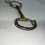 New Kelly Silver Star 5” Smooth Mouth Gag Snaffle Bit #25903 BB-502