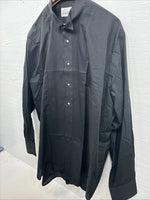 New Men’s Classix Black Under Tux Long Sleeve Button Up XL O-30