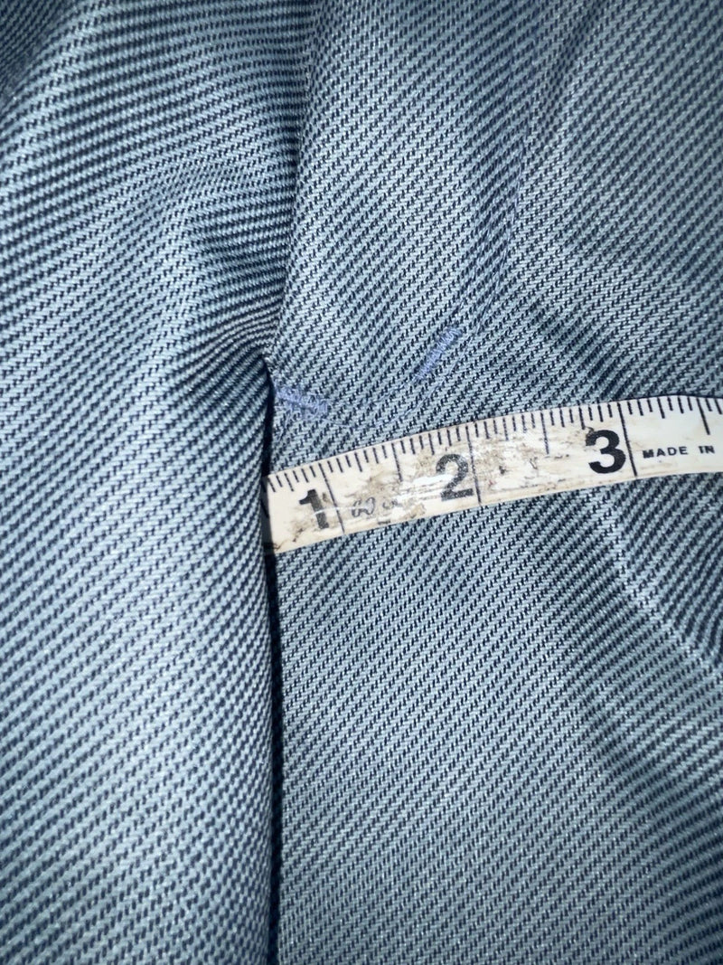 New Vintage Blue Speckled Polyester Pants #2624 OO-62