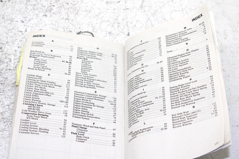 2013 Polaris 600 Rush Pro R Oem Owners Manual SP29
