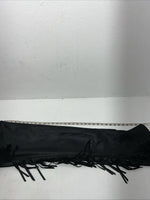 New Black 1849 Authentic Ranchwear Show Chaps Adjustable Waist 30” N-47