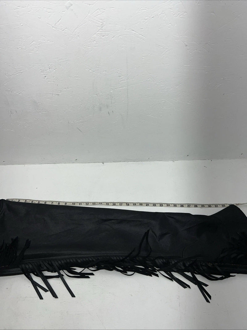 New Black 1849 Authentic Ranchwear Show Chaps Adjustable Waist 30” N-47