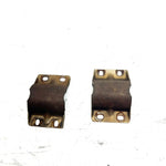 2004 John Deere Trail Buck 650 EXT OEM Exhaust Shield Clamp Pair 707600165 AJ1.1