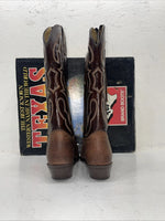 New Women’s Brown Texas Brand Cowboy Boots. 4731 8 M. 16-74