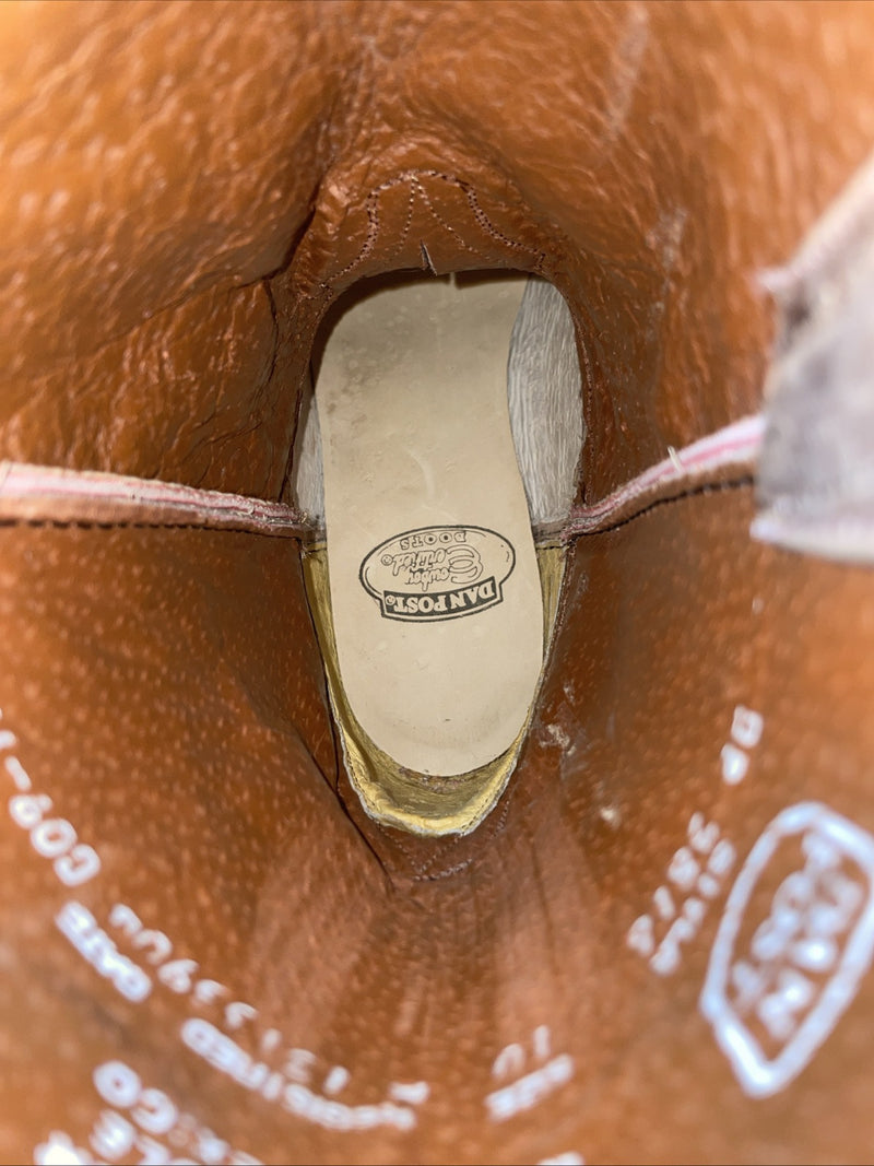 New Women’s Pink Dan Post Cowboy Boots. 3816 10 M. 8-91