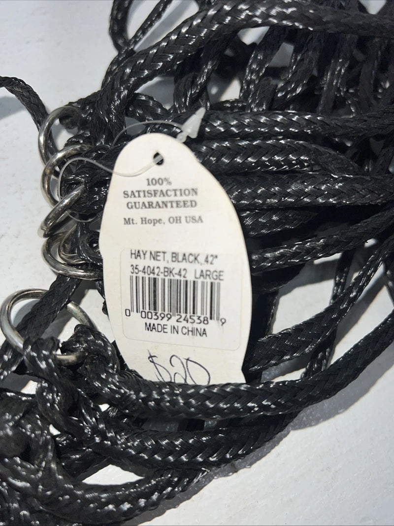 New Black Weaver Leather 42” Slow Feed Hay Net #35-4042 HH-35