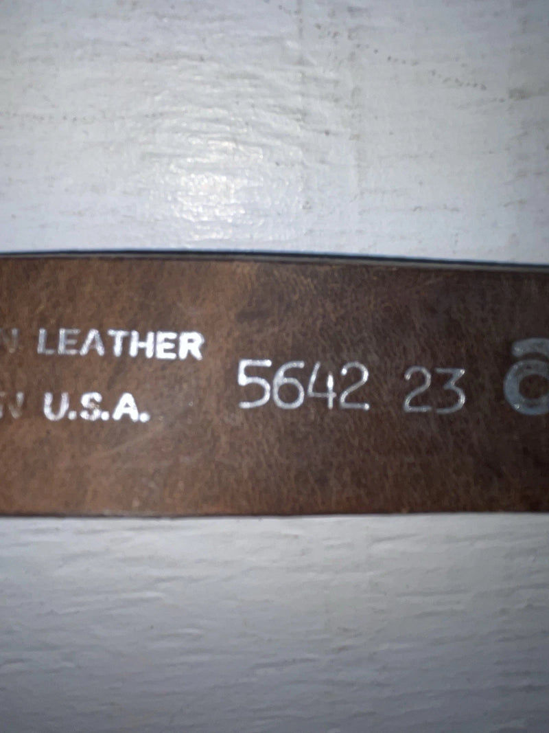 New Brown Genuine Leather Acme 24” Belt #5642 NN-29