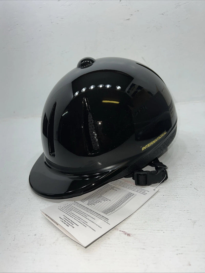 New Women’s Black IRH English Riding Helmet. 108717 Large. 12-86