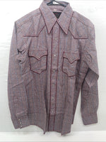 New Men’s Champion Western Multi Color Long Sleeve Pearl 15 X 35 B-109
