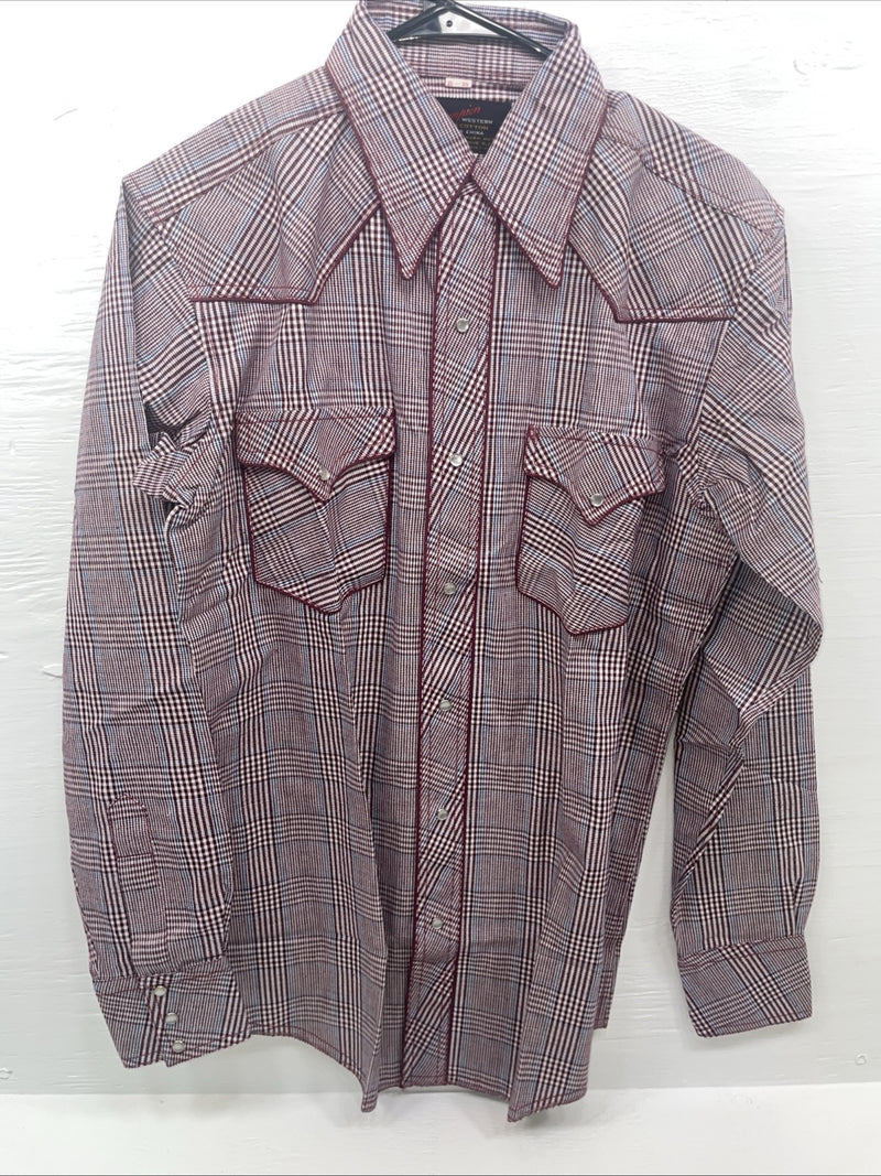 New Men’s Champion Western Multi Color Long Sleeve Pearl 15 X 35 B-109