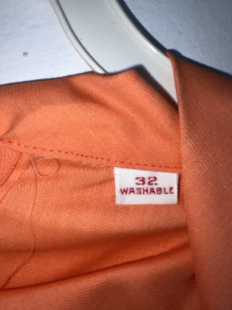 New Women’s Coral Permanent Press Long Sleeve Shirt 3B-29