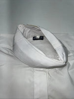 New Women’s White ABETTA Short Sleeve English Riding Shirt. 36 G-27