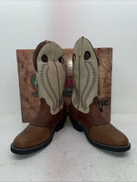 New Men’s Brown Laredo Cowboy Boots. 62023 9 E W. 4-122
