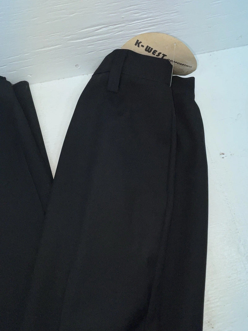 New Vintage Black Quicksilver Polyester Pants #2662 VV-111