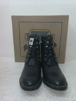 New Youth Black Lace Up Smoky Mountain Cowboy Boots. 3009 Y 5.5 5 1/2. 2-135