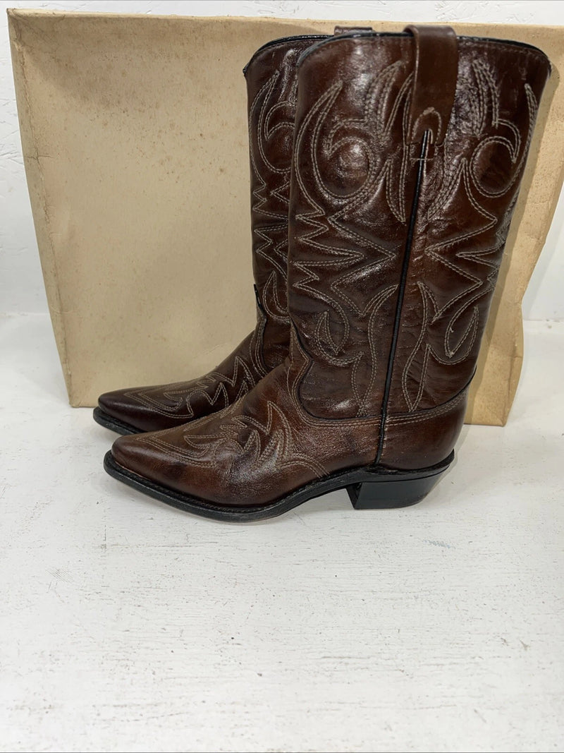New Women’s Brown Texas Brand Cowboy Boots. L41  6 M. 20-91