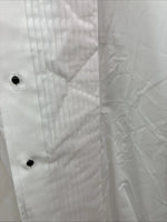 New Classix White Long Sleeve Button Up English Shirt 15-15.5 Medium AA-23