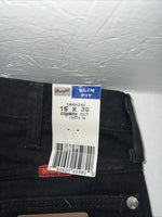New Boys Cowboy Cut Wrangler Slim Fit Black Denim Jeans. 15x36 K-4