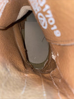 New Women’s Cream Lace Up Acme Cowboy Boots. 0814 10 M. 15-119