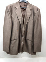 New Men’s Mesquite Brown Suit Jacket 50L Y-604