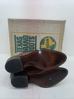 New Men’s Brown Texas Brand Cowboy Boots. 7311 10 D. 6-42