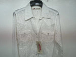 New Women’s White Cumberland Outfitters Long Sleeve Button Up Shirt M 3B-36