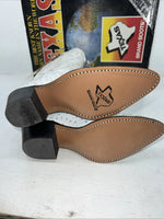 New Women’s White Texas Brand Cowboy Boots. 4207 6 M. 20-108