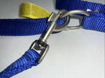 New Tough 1 Blue Nylon Satin Hardware Full Horse Halter #50-2031 3C-13