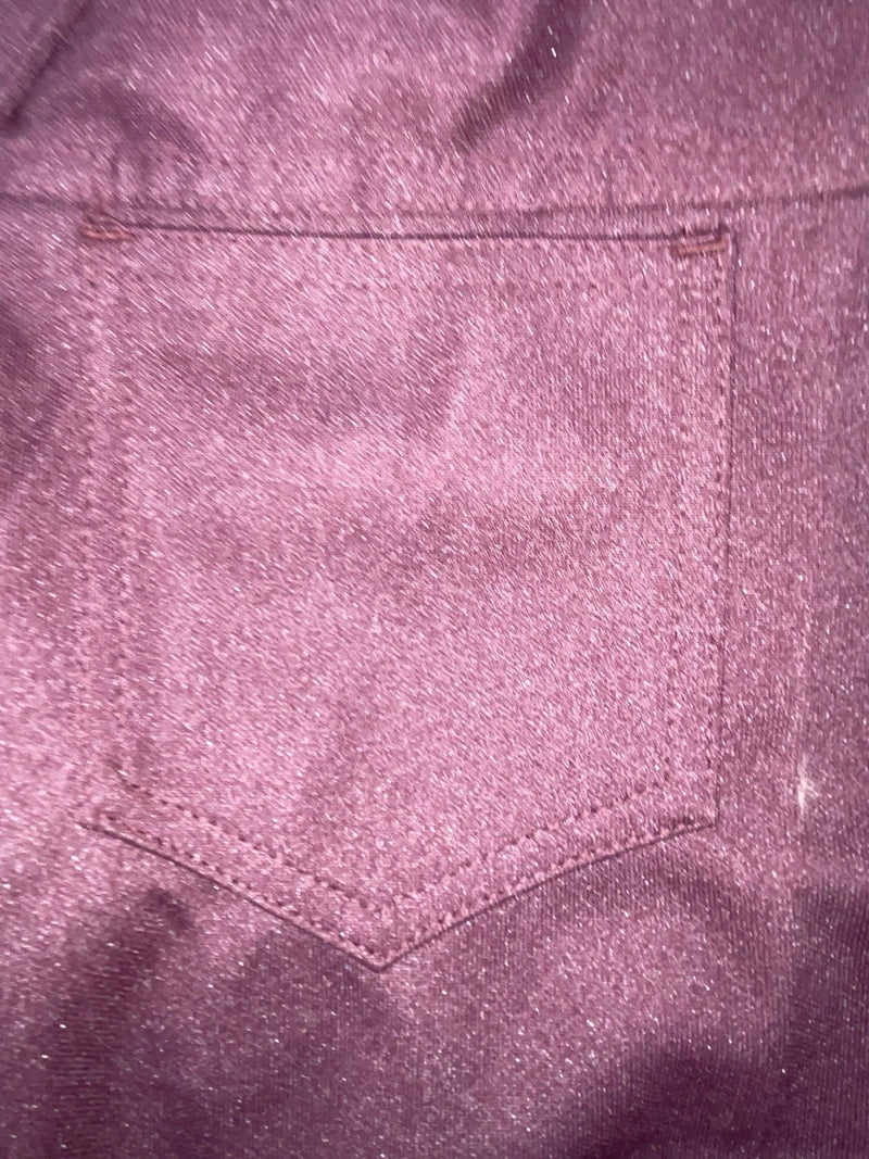 New Vintage Maroon Panhandle Slim Polyester Pants #84451 XX-35