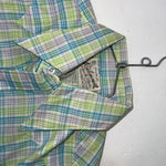 New Men’s Rockmount Multi Color Long Sleeve Pearl Snap 14.5 X 32 Small A-186