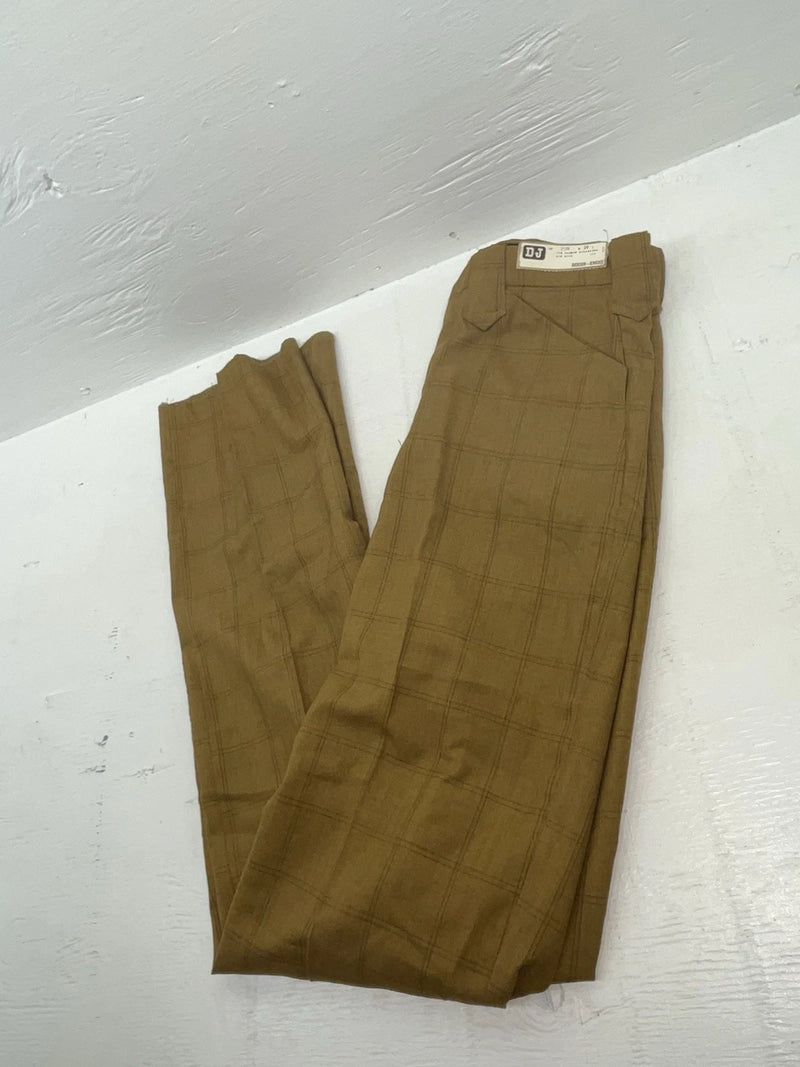 New Vintage Brown Dickson Jenkins Polyester Pants #2138 XX-53