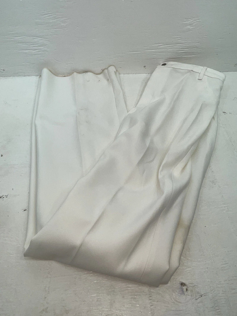 New Vintage White Dickson Jenkins Polyester Pants VV-64